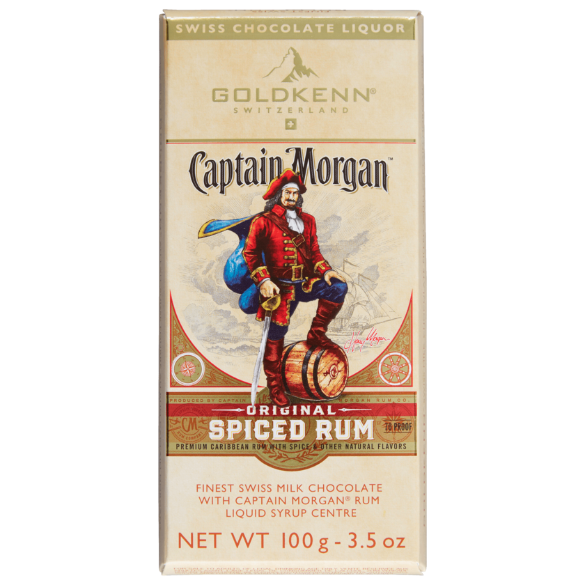 Captain Morgan Schokolade 100g